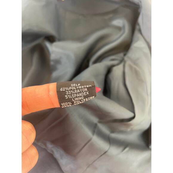 Lapis Grayish Blue Bow Collared Long Sleeve Cardigan Size XS - Picture 7 of 7